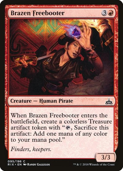 2018 Magic: The Gathering: Rivals of Ixalan (RIX) - Brazen Freebooter (#95, Common) (, Lightly Played)