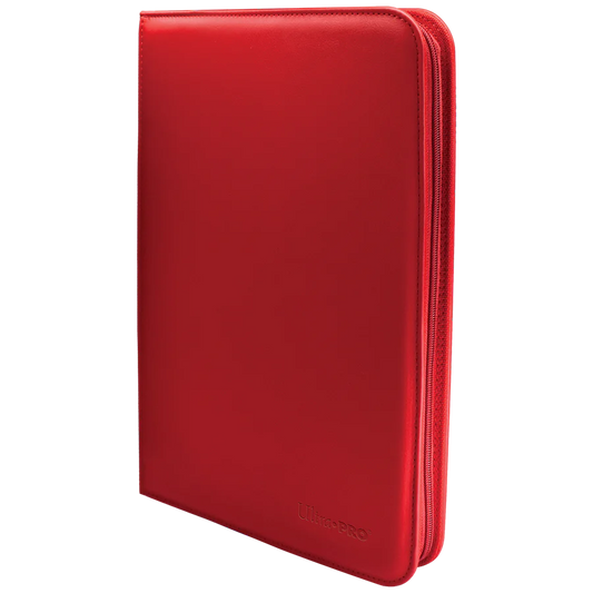 Ultra Pro Vivid 9-Pocket Binder — Red