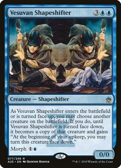 2018 Magic: The Gathering: Masters 25 (A25) - Vesuvan Shapeshifter (#77, Rare) (, Lightly Played)