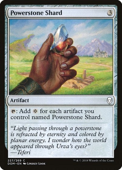 2018 Magic: The Gathering: Dominaria (DOM) - Powerstone Shard (#227, Common) (, Lightly Played)