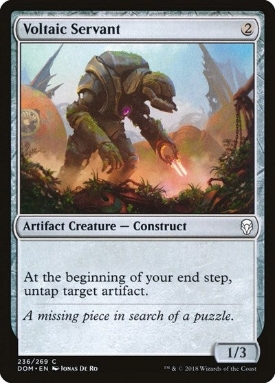 2018 Magic: The Gathering: Dominaria (DOM) - Voltaic Servant (#236, Common) (, Lightly Played)