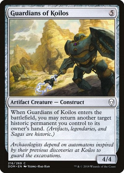 2018 Magic: The Gathering: Dominaria (DOM) - Guardians of Koilos (#216, Common) (, Lightly Played)