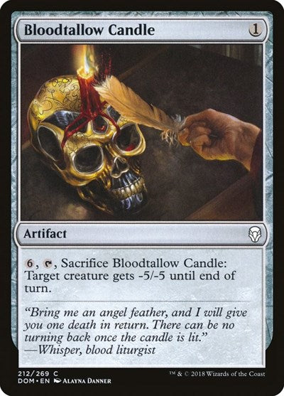 2018 Magic: The Gathering: Dominaria (DOM) - Bloodtallow Candle (#212, Common) (, Lightly Played)