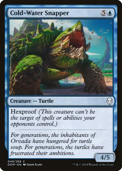 2018 Magic: The Gathering: Dominaria (DOM) - Cold Water Snapper (#48, Common) (, Near Mint)