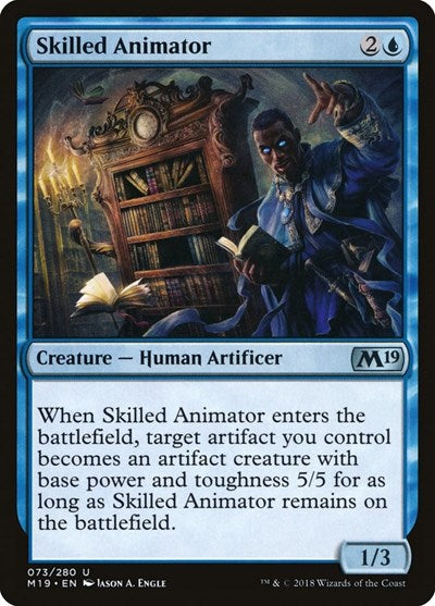 2018 Magic: The Gathering: Core Set 2019 (M19) - Skilled Animator (#73, Uncommon) (, Near Mint)