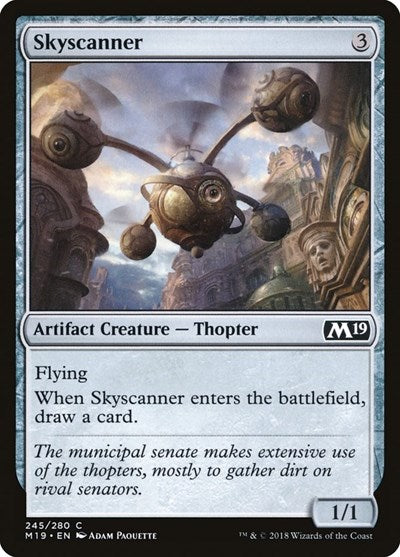 2018 Magic: The Gathering: Core Set 2019 (M19) - Skyscanner (#245, Common) (, Lightly Played)