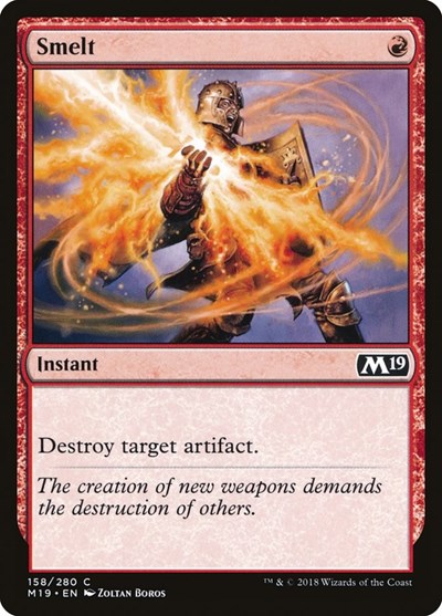 2018 Magic: The Gathering: Core Set 2019 (M19) - Smelt (#158, Common) (, Lightly Played)