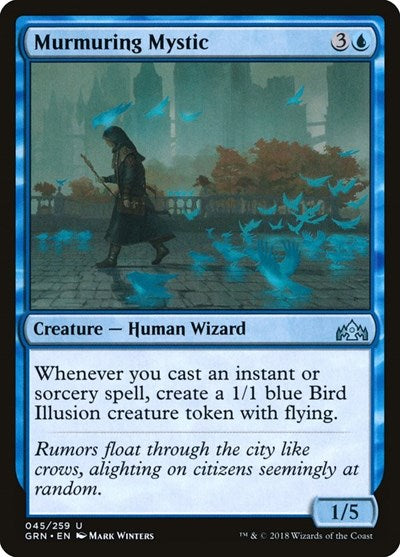 2018 Magic: The Gathering: Guilds of Ravnica (GRN) - Murmuring Mystic (#45, Uncommon) (, Near Mint)
