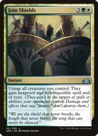 2018 Magic: The Gathering: Guilds of Ravnica (GRN) - Join Shields (#181, Uncommon) (, Near Mint)