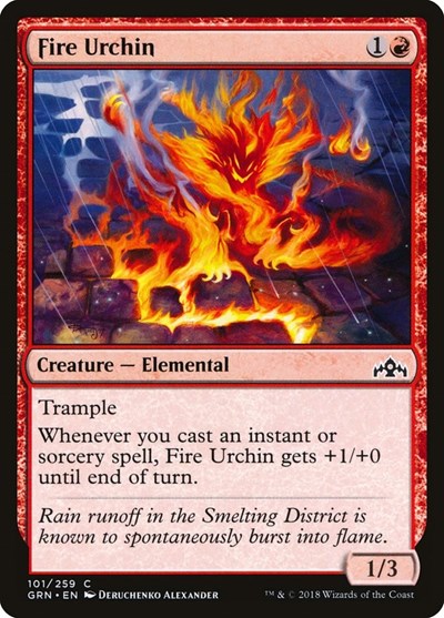 2018 Magic: The Gathering: Guilds of Ravnica (GRN) - Fire Urchin (#101, Common) (, Near Mint)