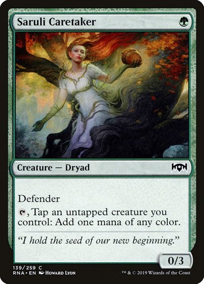 2019 Magic: The Gathering: Ravnica Allegiance (RNA) - Saruli Caretaker (#139, Common) (, Lightly Played)