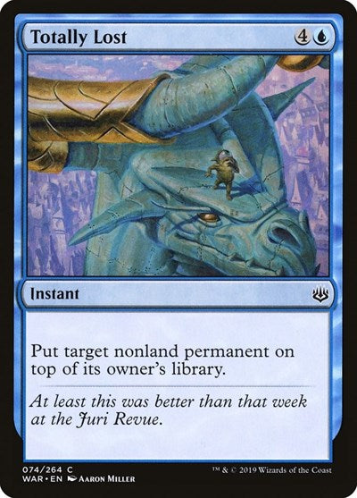 2019 Magic: The Gathering: War of the Spark (WAR) - Totally Lost (#74, Common) (, Moderately Played)