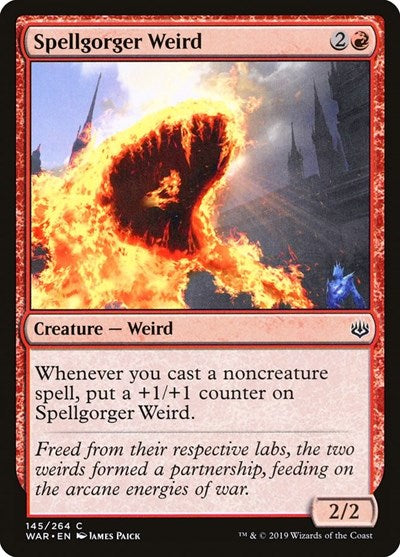 2019 Magic: The Gathering: War of the Spark (WAR) - Spellgorger Weird (#145, Common) (, Lightly Played)