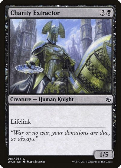 2019 Magic: The Gathering: War of the Spark (WAR) - Charity Extractor (#81, Common) (, Near Mint)