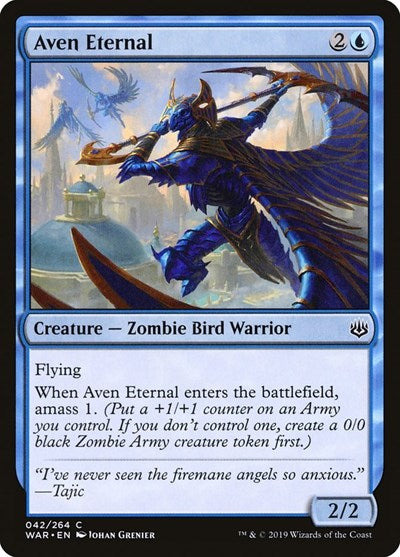 2019 Magic: The Gathering: War of the Spark (WAR) - Aven Eternal (#42, Common) (, Lightly Played)