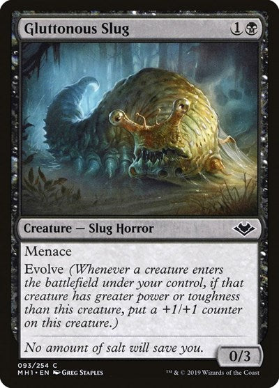 2019 Magic: The Gathering: Modern Horizons (MH1) - Gluttonous Slug (#93, Common) (, Near Mint)