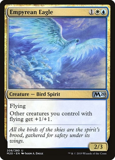 2019 Magic: The Gathering: Core Set 2020 (M20) - Empyrean Eagle (#208, Uncommon) (, Lightly Played)