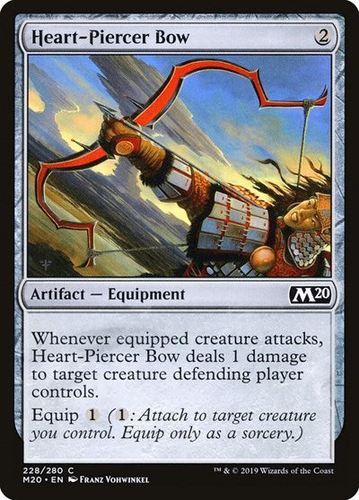 2019 Magic: The Gathering: Core Set 2020 (M20) - Heart Piercer Bow (#228, Common) (, Lightly Played)