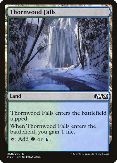 2019 Magic: The Gathering: Core Set 2020 (M20) - Thornwood Falls (#258, Common) (, Near Mint)