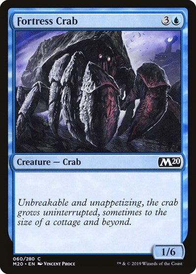 2019 Magic: The Gathering: Core Set 2020 (M20) - Fortress Crab (#60, Common) (, Near Mint)