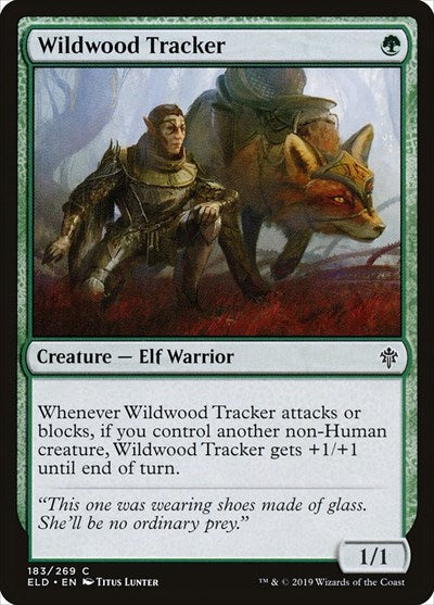 2019 Magic: The Gathering: Throne of Eldraine (ELD) - Wildwood Tracker (#183, Common) (, Near Mint)