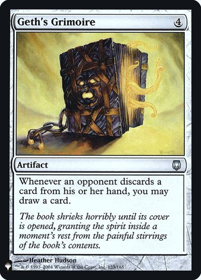 2026 Magic: The Gathering: The List Reprints (LIST) - Geth's Grimoire (#123, Uncommon) (, Lightly Played)