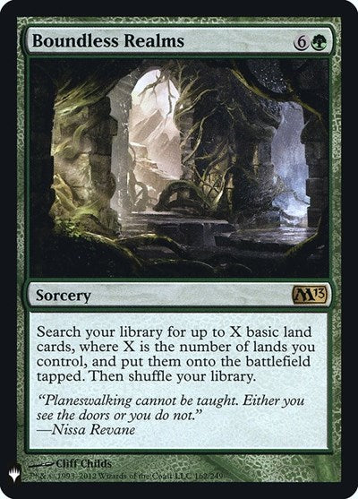 2026 Magic: The Gathering: The List Reprints (LIST) - Boundless Realms (#162, Rare) (Foil, Near Mint)