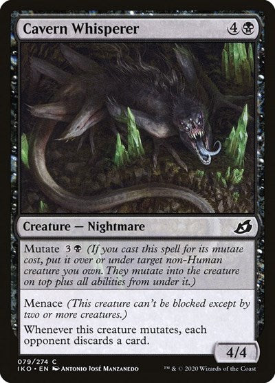 2020 Magic: The Gathering: Ikoria: Lair of Behemoths (IKO) - Cavern Whisperer (#79, Common) (, Near Mint)