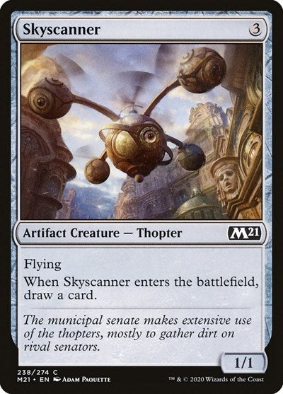 2020 Magic: The Gathering: Core Set 2021 (M21) - Skyscanner (#238, Common) (, Near Mint)
