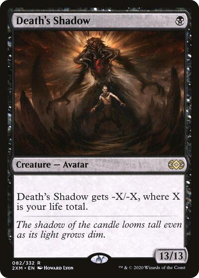 2020 Magic: The Gathering: Double Masters (2XM) - Deaths Shadow (#82, Rare) (Foil, Near Mint)