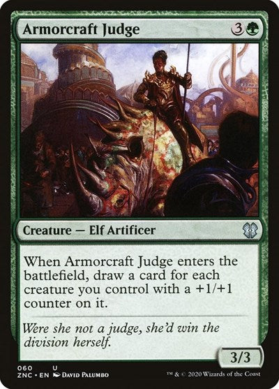 2020 Magic: The Gathering: Commander: Zendikar Rising (ZNC) - Armorcraft Judge (#60, Uncommon) (, Near Mint)