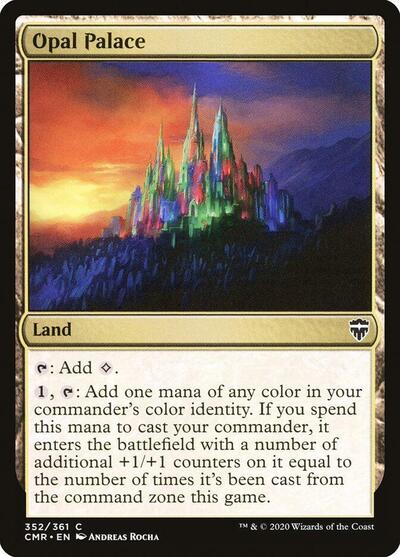2020 Magic: The Gathering: Commander Legends (CMR) - Opal Palace (#352, Common) (, Lightly Played)