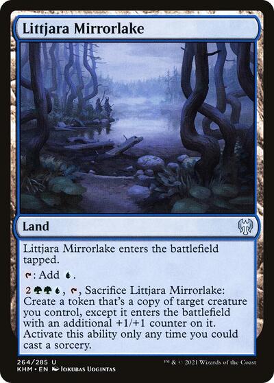 2021 Magic: The Gathering: Kaldheim (KHM) - Littjara Mirrorlake (#264, Uncommon) (, Lightly Played)