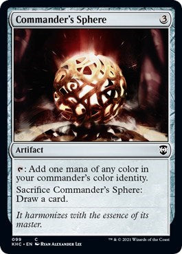 2021 Magic: The Gathering: Commander: Kaldheim (KHC) - Commanders Sphere (#99, Common) (, Lightly Played)
