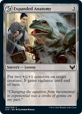 2021 Magic: The Gathering: Strixhaven: School of Mages (STX) - Expanded Anatomy (#2, Common) (, Near Mint)
