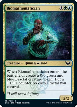 2021 Magic: The Gathering: Strixhaven: School of Mages (STX) - Biomathematician (#164, Common) (, Lightly Played)