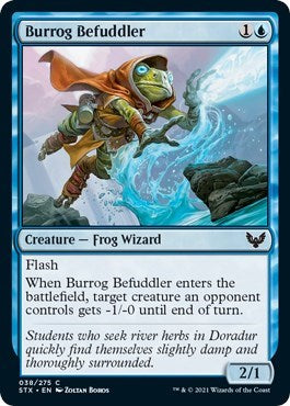 2021 Magic: The Gathering: Strixhaven: School of Mages (STX) - Burrog Befuddler (#38, Common) (, Lightly Played)