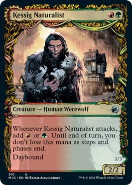 2021 Magic: The Gathering: Innistrad: Midnight Hunt (MID) - Kessig Naturalist Showcase (#310, Uncommon) (, Lightly Played)