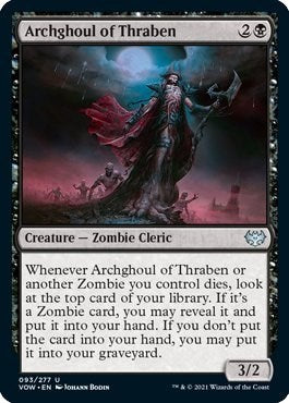 2021 Magic: The Gathering: Innistrad: Crimson Vow (VOW) - Archghoul of Thraben (#93, Uncommon) (, Near Mint)
