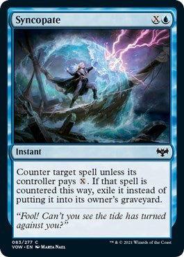 2021 Magic: The Gathering: Innistrad: Crimson Vow (VOW) - Syncopate (#83, Common) (, Lightly Played)