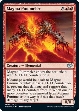 2021 Magic: The Gathering: Innistrad: Crimson Vow (VOW) - Magma Pummeler (#169, Uncommon) (, Moderately Played)