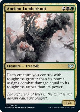 2021 Magic: The Gathering: Innistrad: Crimson Vow (VOW) - Ancient Lumberknot (#230, Uncommon) (, Near Mint)