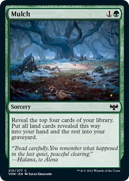 2021 Magic: The Gathering: Innistrad: Crimson Vow (VOW) - Mulch (#210, Common) (, Lightly Played)