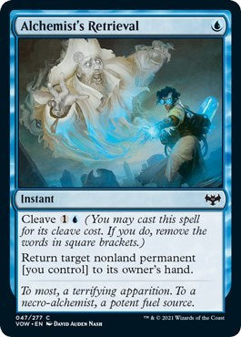 2021 Magic: The Gathering: Innistrad: Crimson Vow (VOW) - Alchemists Retrieval (#47, Common) (, Moderately Played)