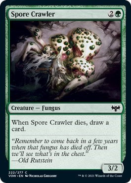 2021 Magic: The Gathering: Innistrad: Crimson Vow (VOW) - Spore Crawler (#222, Common) (, Lightly Played)