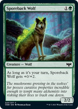 2021 Magic: The Gathering: Innistrad: Crimson Vow (VOW) - Sporeback Wolf (#223, Common) (, Lightly Played)