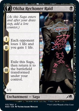 2022 Magic: The Gathering: Kamigawa: Neon Dynasty (NEO) - Okiba Reckoner Raid (#117, Common) (, Near Mint)