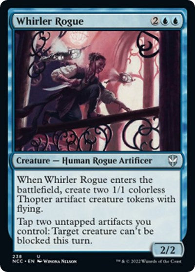 2022 Magic: The Gathering: Commander: Streets of New Capenna (NCC) - Whirler Rogue (#238, Uncommon) (, Near Mint)