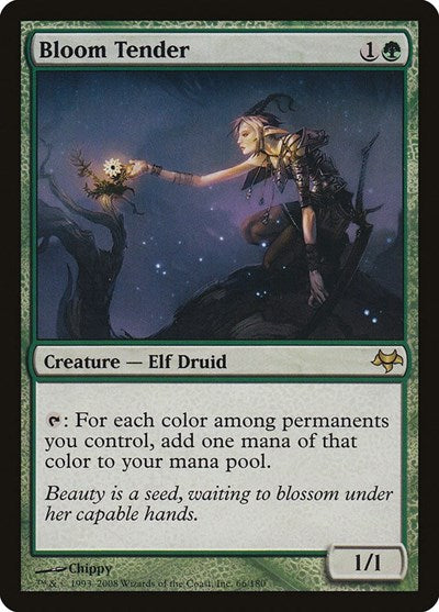 2008 Magic: The Gathering: Eventide (EVE) - Bloom Tender (#66, Rare) (, Moderately Played)