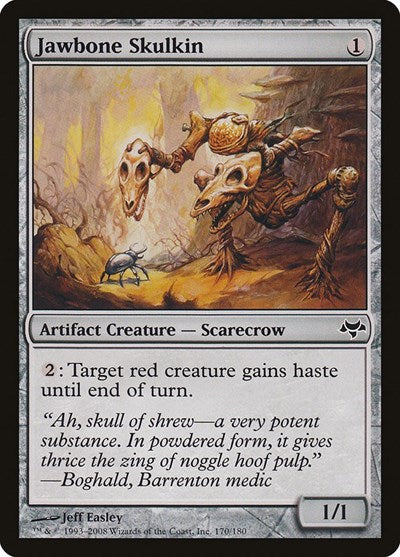 2008 Magic: The Gathering: Eventide (EVE) - Jawbone Skulkin (#170, Common) (, Moderately Played)